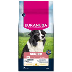 Eukanuba Senior Medium rich in fresh chicken 