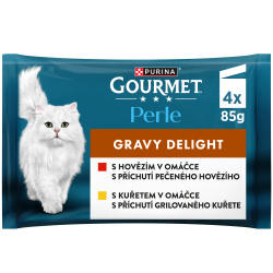 Gourmet Perle Gravy Delight Chicken+Beef 