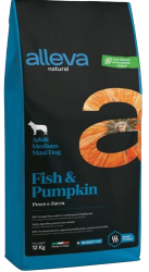 Alleva Natural Adult Fish & Pumpkin Medium/Maxi_nw