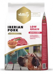 Amity Super Premium Dog Low Grain  Adult Pork 14kg