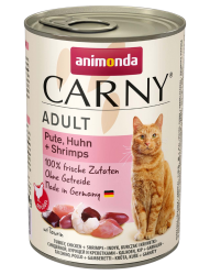 Animonda Cat Carny Adult Hovězí + krůta a krevety 