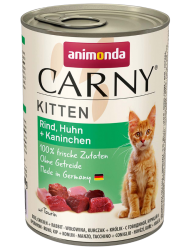 Animonda Cat Carny Kitten Hovězí + kuře + králík