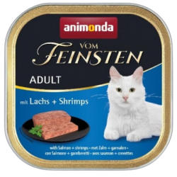Animonda Paštika Cat Adult Losos + krevety