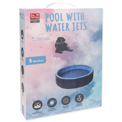 Bazének Dog Fantasy s vodními tryskami S 80x20cm
