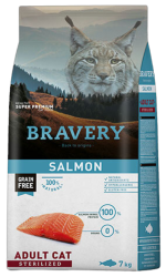 Bravery Cat Sterilized Salmon 