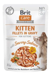 Brit Care Cat Fillets in Gravy Kitten Savory Sa...