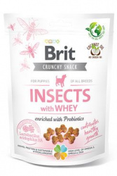 Brit Care Dog Crunchy Cracker Insects Puppy enr...