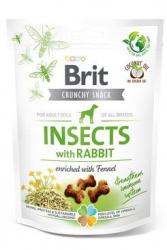 Brit Care Dog Crunchy Cracker Insects with Rabb...