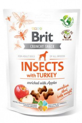 Brit Care Dog Crunchy Cracker Insects with Turk...