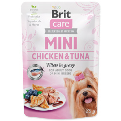 Brit Care Dog Mini Kapsička Chicken & Tuna Fillets in Gravy 85g