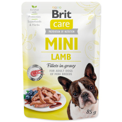Brit Care Dog Mini Kapsička Lamb Fillets in Gravy 
