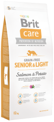 Brit Care Grain Free Senior & Light Salmon & Potato_stare