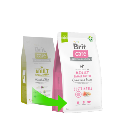 Brit Care Sustainable Adult Small Breed Chicken & Insect_new