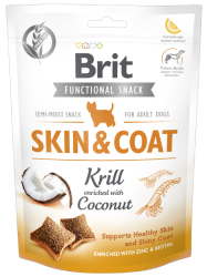 Brit Dog Functional Snack Skin&Coat Krill 150g