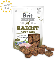 Brit Jerky Rabbit Meaty Coins 80g