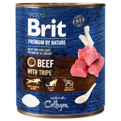 Brit Premium by Nature Dog Konzerva Beef with Tripes 