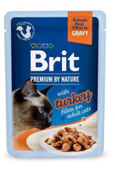 Brit Premium Kapsička Cat Delicate Turkey Gravy