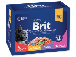 Brit Premium Kapsičky Cat Family Plate Chunks