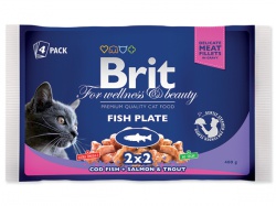 Brit Premium Kapsičky Cat Fish Plate