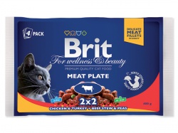 Brit Premium Kapsičky Cat Meat Plate