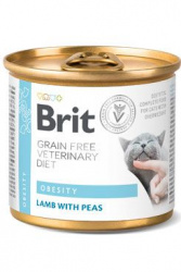 Brit Veterinary Diet Cat Grain Free konzerva Ob...