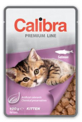 Calibra Premium Cat kapsička Kitten Salmon 