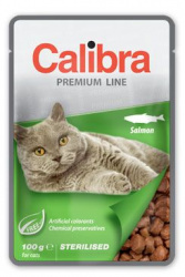 Calibra Cat  kapsa Premium Sterilised Salmon