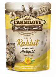 Carnilove Cat Pouch Kitten Rabbit Enriched&...