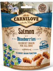 Carnilove Dog Crunchy Snack Salmon with Blueber...