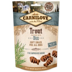 Carnilove Dog Soft Snack Trout enriched with Di...