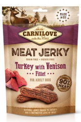 Carnilove Jerky Turkey with Venison Fillet 100g