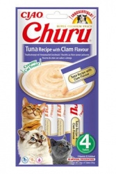 Churu Cat Snack Tuna Recipe with Clam Flavour