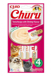 Churu Cat Snack Tuna Recipe with Shrimp Flavour 