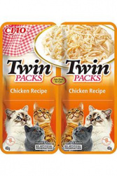 Churu Cat Kapsička Twin Packs Chicken in Broth 