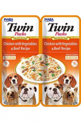 Churu Dog Twin Packs Chicken&Vegetables&...