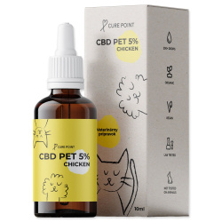 Cure Point Olej CBD PET 5% Chicken 