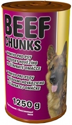Delikan Konzerva hovězí kousky dog 1250g