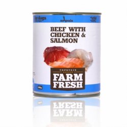 Farm Fresh Beef with Chicken & Salmon 800g