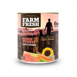 Farm Fresh Konzerva Turkey with Carrot 800g