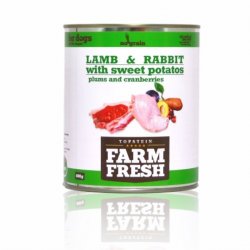 Farm Fresh Lamb & Rabbit with sweet potatos 800g