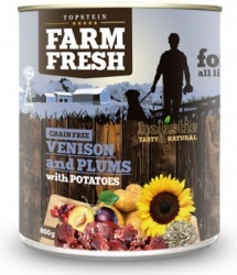 Farm Fresh Venison & Plums 400g