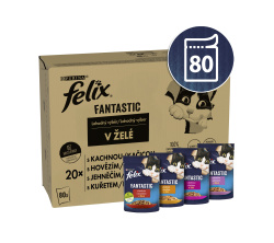 Felix Fantastic Multipack hovězí,kuře,kachna,je...