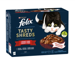 Felix Tasty Shreds Hovězí/kuře/kachna/krůta 