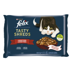 Felix Tasty Shreds Lahodný výběr ve šťávě