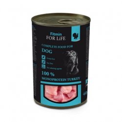 Fitmin For Life Dog tin Turkey 400g