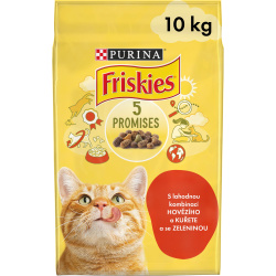 Friskies Cat hovězí, kuře a zelenina 