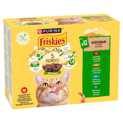 Friskies Cat Multipack ve štávě hovězí, kuře, t...