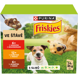 Friskies Dog Multipack hovězí, kuřecí a jehněčí...