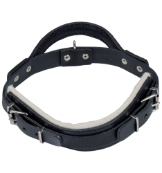 Gappay Obojek s úchytem, kožený, velký