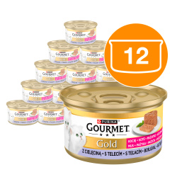 Gourmet Gold Kitten Paštika s telecím 